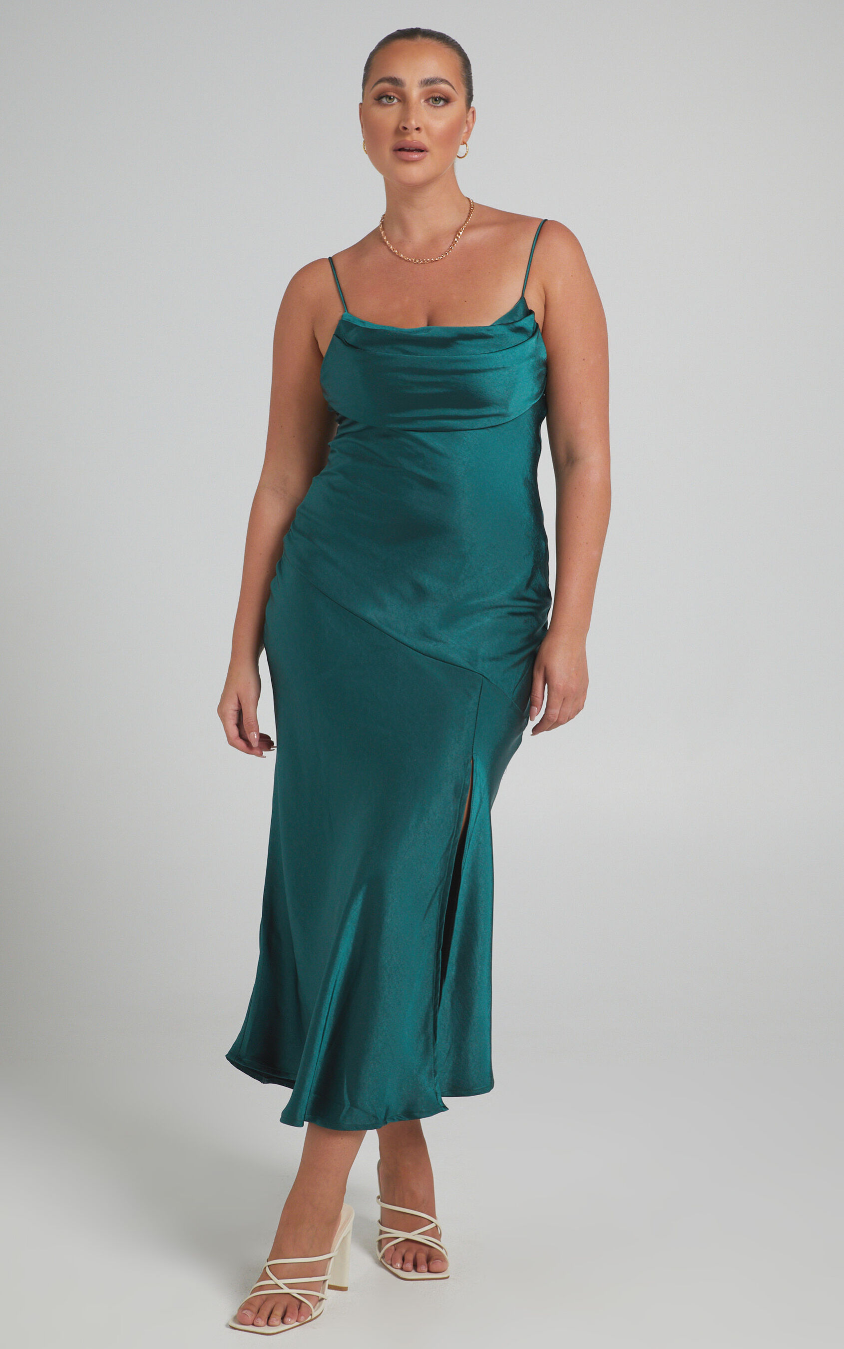 monica-dress-in-emerald-satin