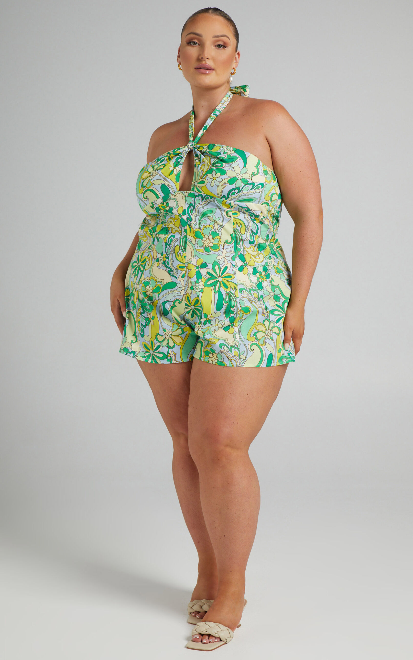 hyacinth-halter-neck-playsuit-in-green