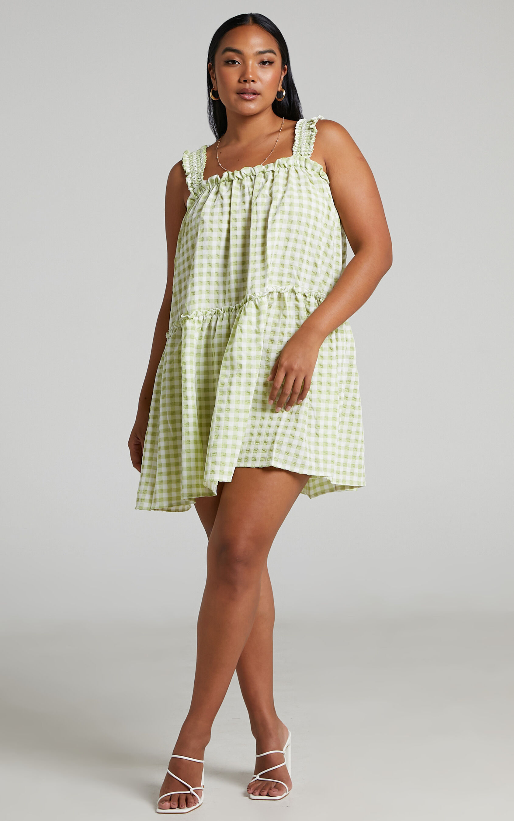 meldzie-gingham-tiered-mini-dress-in-lime