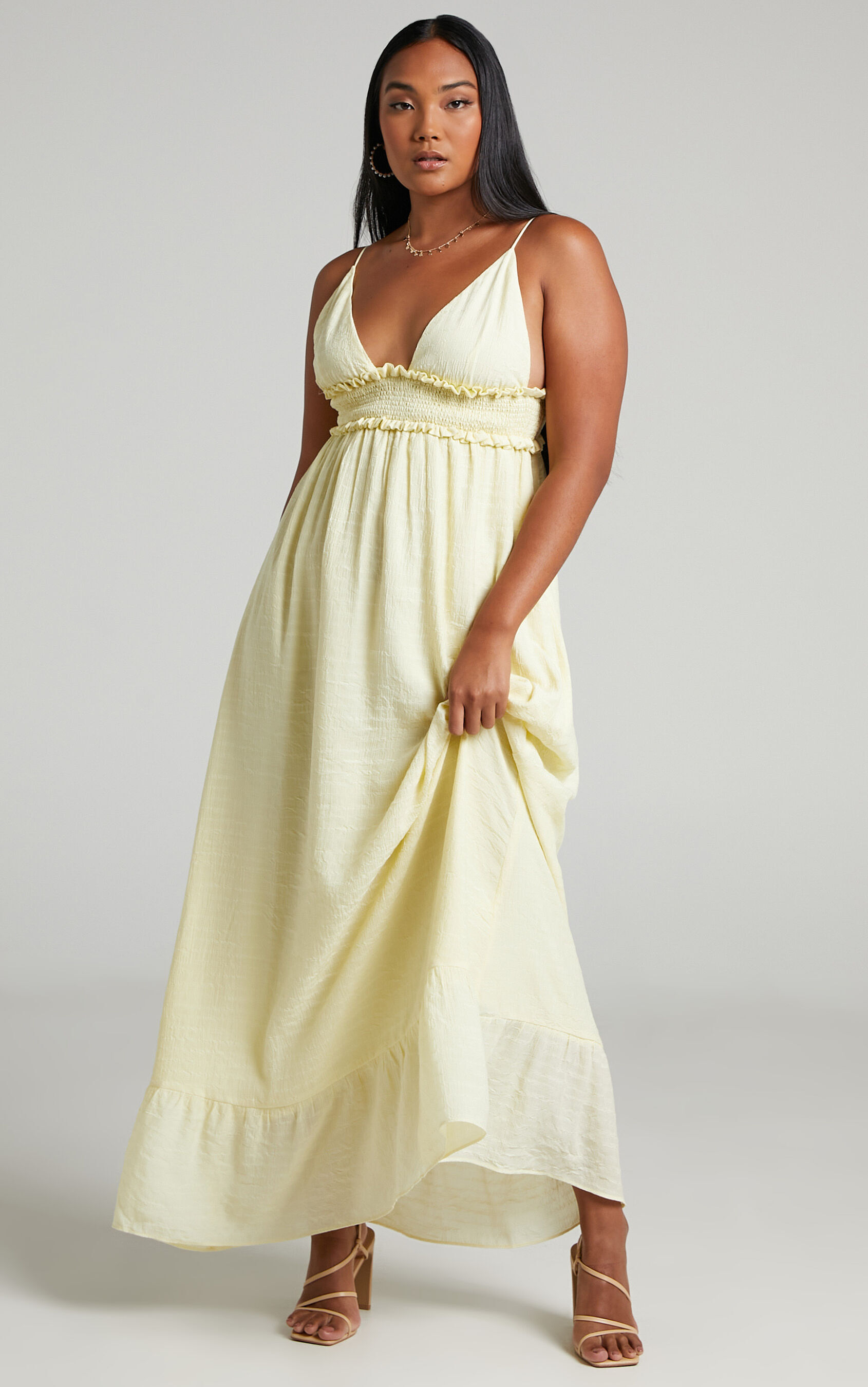 millseila-strappy-full-skirt-maxi-dress-in-yellow