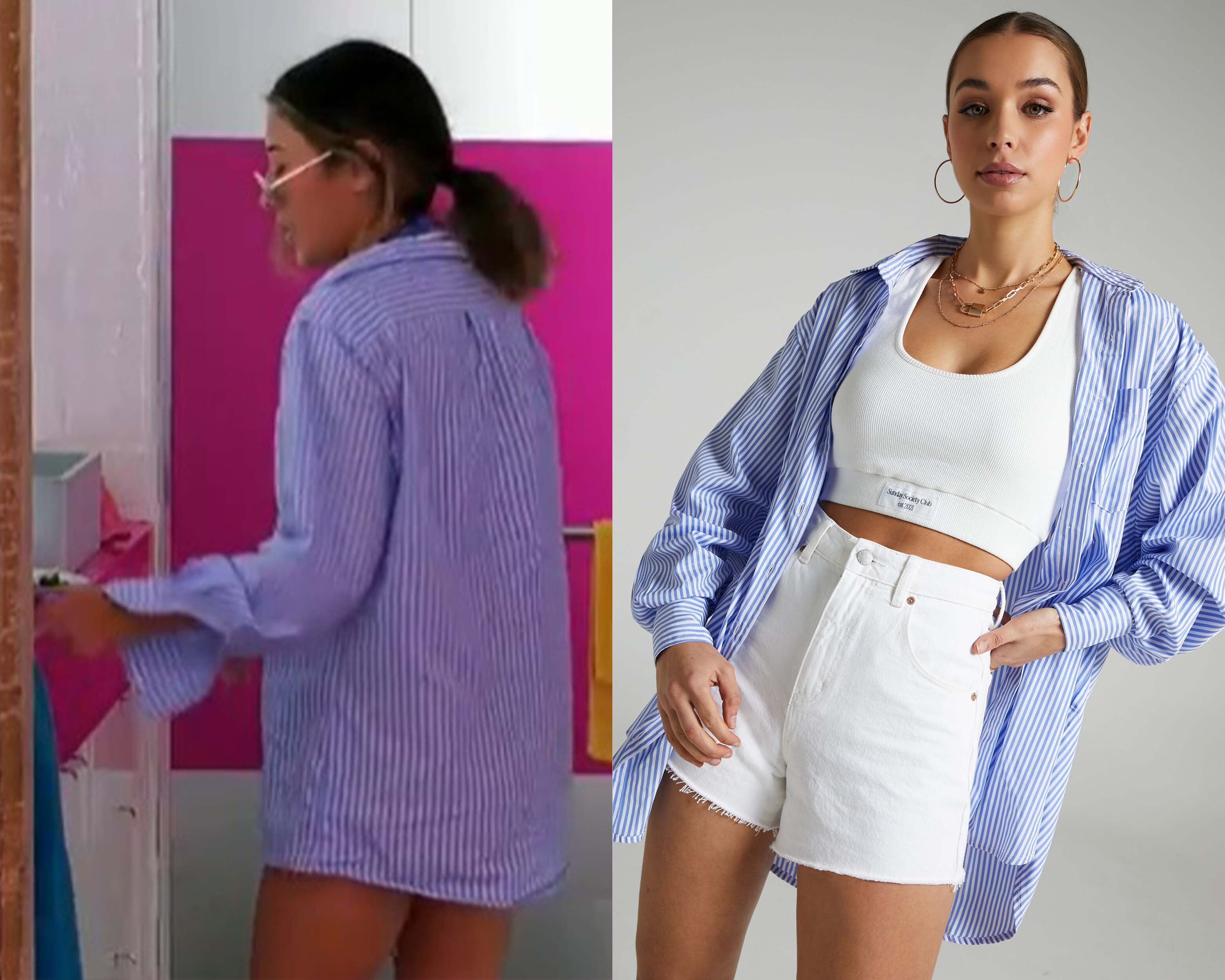 Pippa-Button-Up-Blouse-in-Blue-Stripe