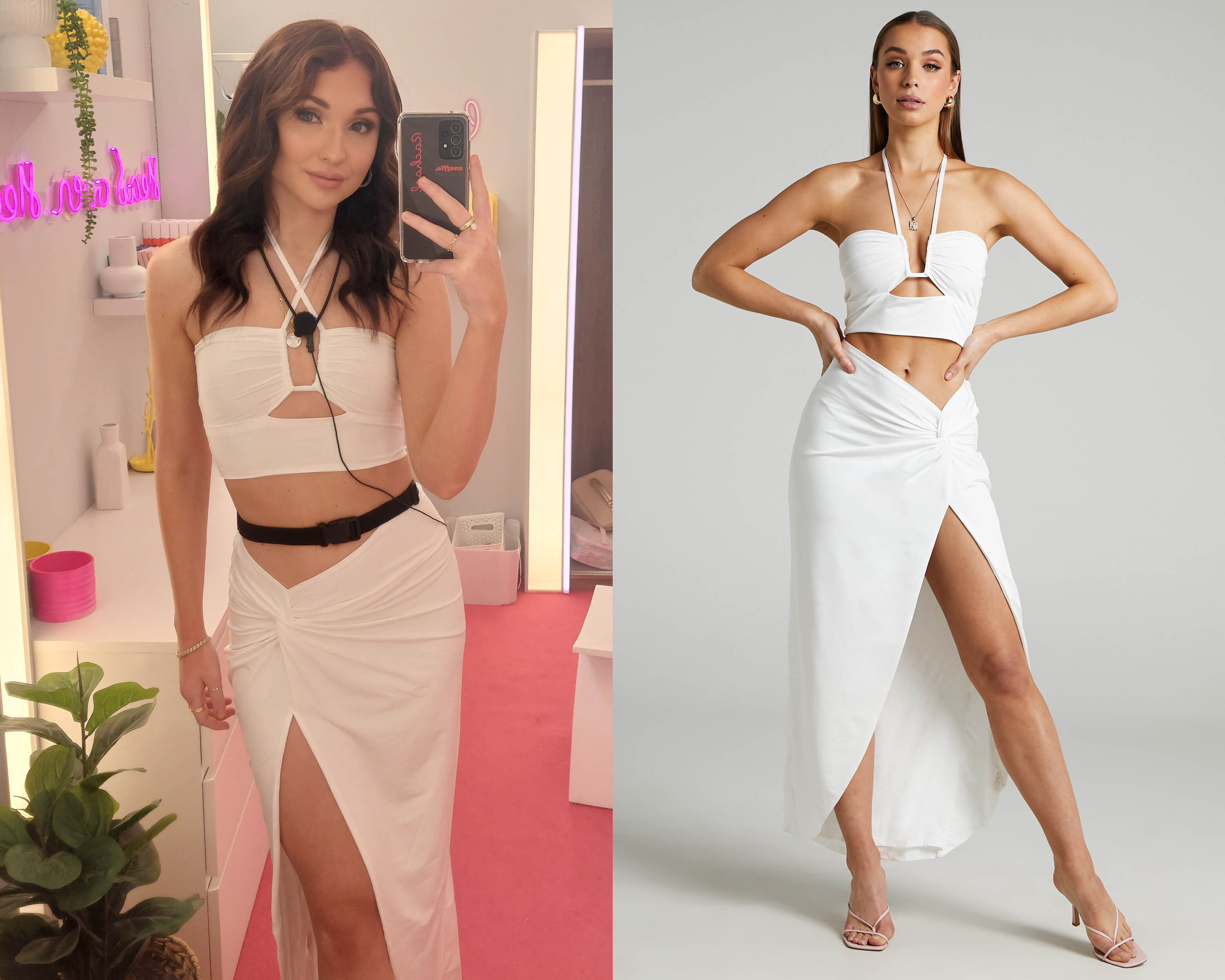 Forrest-Halter-Neck-Top-Twist-Midi-Skirt-Two-Piece-Set-in-White