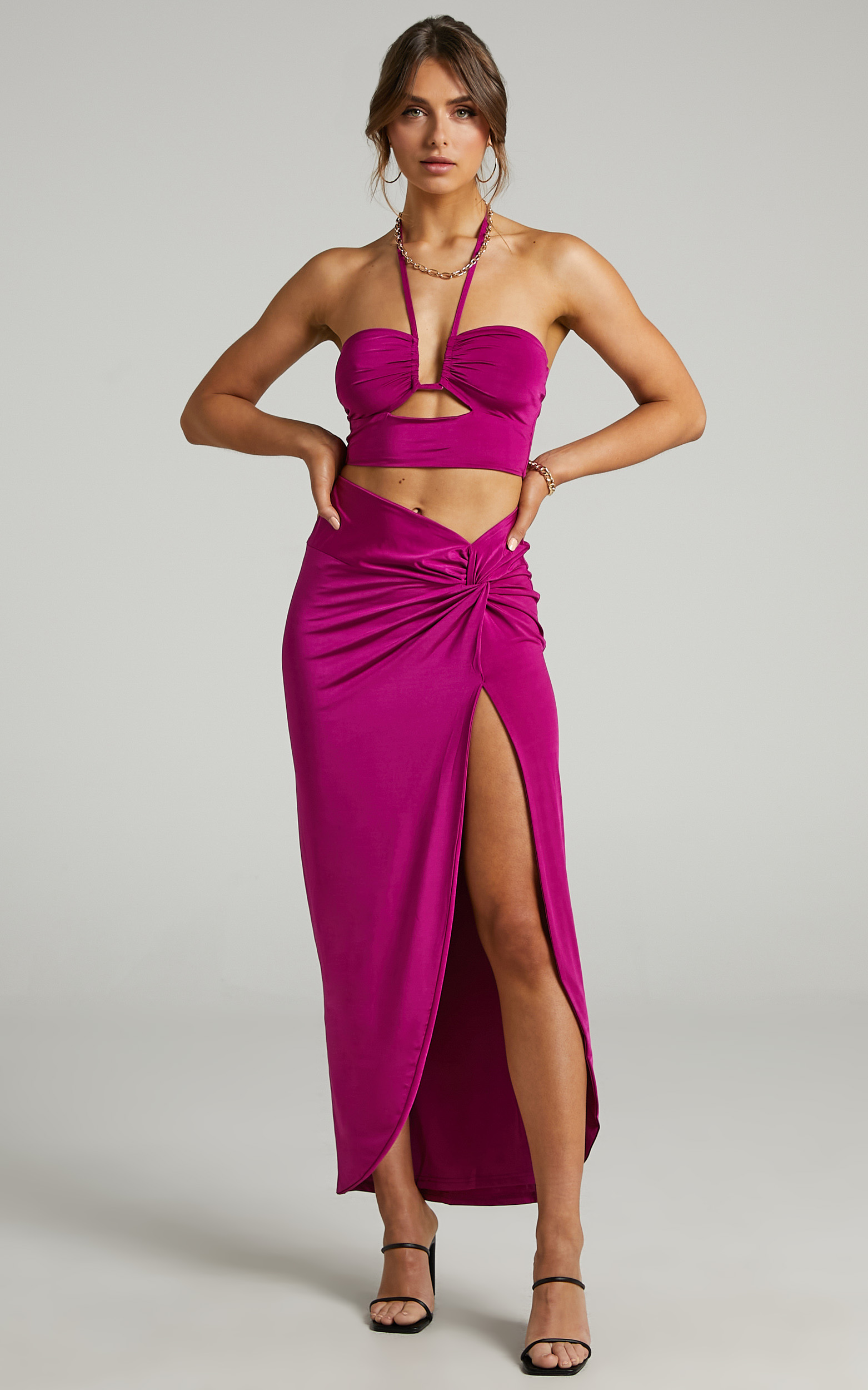 Forrest_Halter_Neck_Top_Twist_Midi_Skirt_Two_Piece_Set_in_Berry