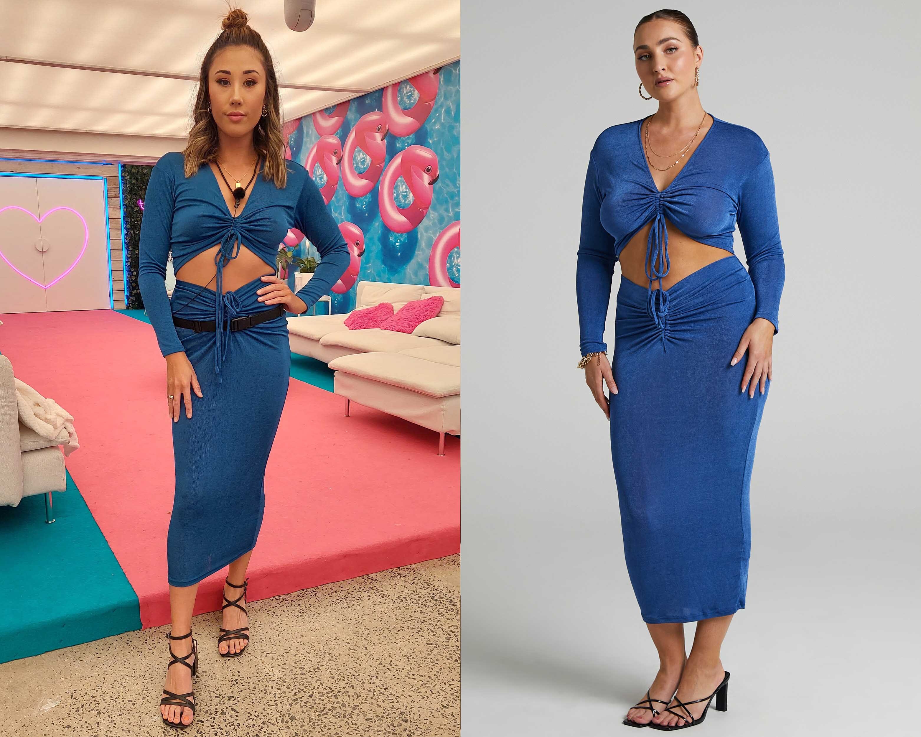 luciana-rouched-skirt-and-rouched-front-top-in-cobalt